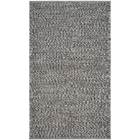 Safavieh Montauk Rectangle Hand Woven Rug Blue & Multi Color- 3 x 5 ft. MTK602B-3